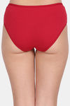 Lily Cotton Lycra Mid Rise Hipster Panty (Pack of 3) - Maroon-Navy Blue-Red — thumbnail 3