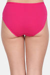 Lily Cotton Lycra Mid Rise Hipster Panty (Pack of 3) - Pink-Purple-Red — thumbnail 3