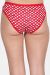 Lily Cotton Low Rise Polka Print Bikini Panty (Pack of 3) - Green-Purple-Red — thumbnail 13