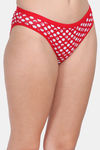 Lily Cotton Low Rise Polka Print Bikini Panty (Pack of 3) - Green-Purple-Red — thumbnail 16