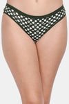 Lily Cotton Low Rise Polka Print Bikini Panty (Pack of 3) - Green-Purple-Red — thumbnail 2