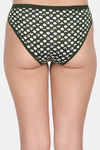 Lily Cotton Low Rise Polka Print Bikini Panty (Pack of 3) - Green-Purple-Red — thumbnail 3