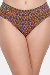 Lily Cotton Printed Hipster Panty (Pack of 3) - Blue-Brown-Blue — thumbnail 10