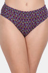 Lily Cotton Printed Hipster Panty (Pack of 3) - Blue-Brown-Blue — thumbnail 5