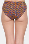 Lily Cotton Printed Hipster Panty (Pack of 3) - Blue-Brown-Blue — thumbnail 8