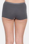 Lily Cotton Lycra High Rise Boyshort Panty (Pack of 3) - Blue-Grey-Maroon — thumbnail 8