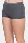 Lily Cotton Lycra High Rise Boyshort Panty (Pack of 3) - Blue-Grey-Maroon — thumbnail 9