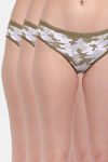 Lily Low Rise Three-Fourth Coverage Bikini Panty (Pack of 3) - Multicolor — thumbnail 1