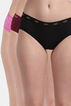 Lily Medium Rise Three-Fourth Coverage Hipster Panty (Pack of 3) - Multicolor — thumbnail 1