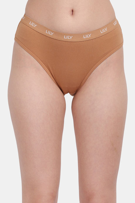 Lily Low Rise Three-Fourth Coverage Bikini Panty (Pack of 3) - Multicolor — image 12