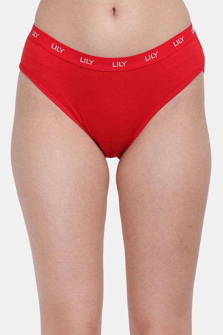 Lily Low Rise Three-Fourth Coverage Bikini Panty (Pack of 3) - Multicolor — image 7