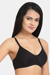 Mesua Ferrea Everyday Double Layered Non Wired 3/4th Coverage T-Shirt Bra - Black — thumbnail 3