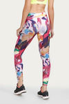 Rosaline Hugged Skin Fit Pants - Aqua — thumbnail 3