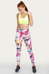 Rosaline Hugged Skin Fit Pants - Aqua — thumbnail 4