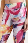 Rosaline Hugged Skin Fit Pants - Aqua — thumbnail 5