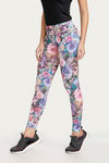 Rosaline Skin Fit Pants - Floral — thumbnail 1