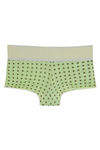 Rosaline Mid Waist Boyshort Panty(Pack of 2)- Red  n Green — thumbnail 5
