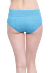 Rosaline Mid Waist Tummy Tucker Panty (Pack of 2)- Blue n Polka — thumbnail 5