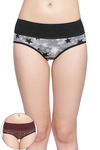 Rosaline Medium Rise Full Coverage Tummy Tucker Hipster Panty (Pack of 2) - Multicolor — thumbnail 1