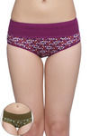 Rosaline Medium Rise Full Coverage Tummy Tucker Hipster Panty (Pack of 2) - Multicolor — thumbnail 8