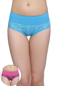 Blue Abtract n Pink Flwr