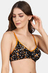 PrivateLifes Single Layered Non Wired Medium Coverage Minimiser Bra - Black — thumbnail 4