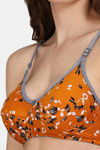 PrivateLifes Single Layered Non Wired Medium Coverage Minimiser Bra - Yellow — thumbnail 5