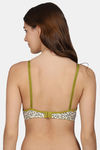 PrivateLifes Single Layered Non Wired Medium Coverage Minimiser Bra - Green — thumbnail 2