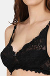 PrivateLifes Single Layered Non Wired Medium Coverage Minimiser Bra - Black — thumbnail 5