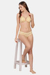PrivateLifes Padded Non Wired Medium Coverage T-Shirt Bra - Yellow — thumbnail 6