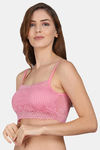 PrivateLifes Padded Non Wired 3/4Th Coverage Bralette - Multicolor — thumbnail 3