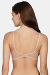 PrivateLifes Padded Non Wired Medium Coverage T-Shirt Bra - Blue — thumbnail 2