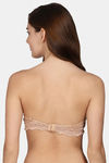 PrivateLifes Padded Non Wired Medium Coverage T-Shirt Bra - Beige — thumbnail 2