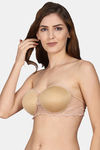 PrivateLifes Padded Non Wired Medium Coverage T-Shirt Bra - Beige — thumbnail 3