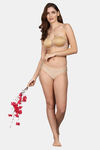 PrivateLifes Padded Non Wired Medium Coverage T-Shirt Bra - Beige — thumbnail 6