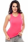 Zivame Rib Knit Cotton Snug Fit Racerback- Pink — thumbnail 1