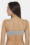 Clovia Single Layered Non Wired Full Coverage T-Shirt Bra - Grey — thumbnail 4