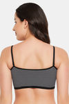 Clovia Lightly Padded Non Wired Full Coverage T-Shirt Bra - Black — thumbnail 4