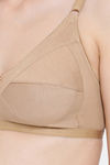Clovia Single Layered Non Wired Full Coverage T-Shirt Bra - Beige — thumbnail 5
