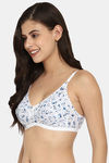 Clovia Single Layered Non Wired Full Coverage T-Shirt Bra - White — thumbnail 3