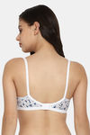 Clovia Single Layered Non Wired Full Coverage T-Shirt Bra - White — thumbnail 4