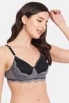 Clovia Padded Non Wired Full Coverage T-Shirt Bra - Black — thumbnail 3