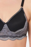 Clovia Padded Non Wired Full Coverage T-Shirt Bra - Black — thumbnail 6