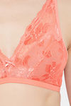 Clovia Double Layered Non Wired Medium Coverage Bralette - Orange — thumbnail 5