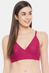 Clovia Padded Non Wired Full Coverage T-Shirt Bra - Pink — thumbnail 1