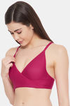 Clovia Padded Non Wired Full Coverage T-Shirt Bra - Pink — thumbnail 3