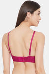 Clovia Padded Non Wired Full Coverage T-Shirt Bra - Pink — thumbnail 4