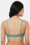 Clovia Single Layered Non Wired Full Coverage T-Shirt Bra - Green — thumbnail 4