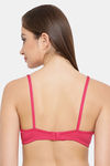 Clovia Single Layered Non Wired Full Coverage T-Shirt Bra - Pink — thumbnail 4