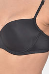 Clovia Push Up Wired Full Coverage T-Shirt Bra - Black — thumbnail 5
